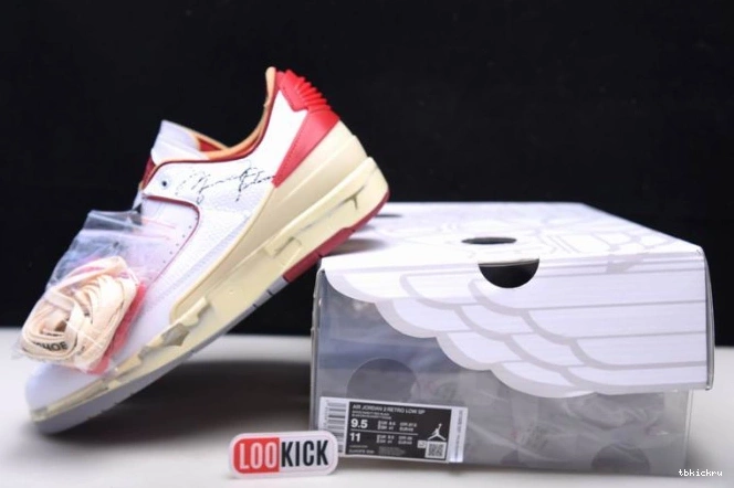 Reps TBK Retro White Jordan Red Off-White Low SP DJ4375-106 2 0713